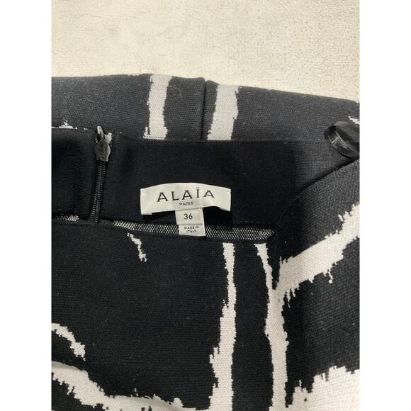 Alaia 'Pencil' Black Viscose Skirt Size 36 - Picture 4 of 5
